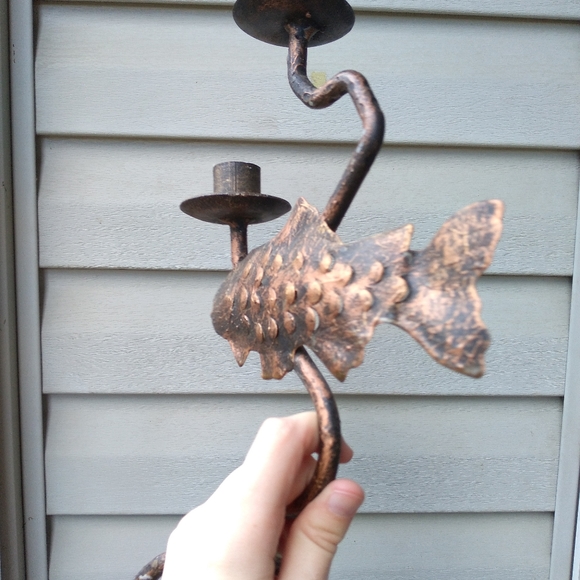 Rustic Fish Candle Holder - Picture 5 of 5